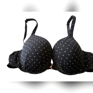 Cacique Black Underwire Bra with Molded Cups 44C